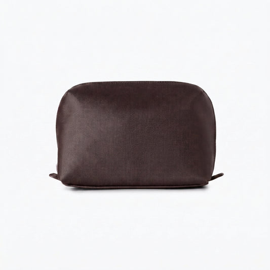 The Small Cosmetic Pouch in Espresso